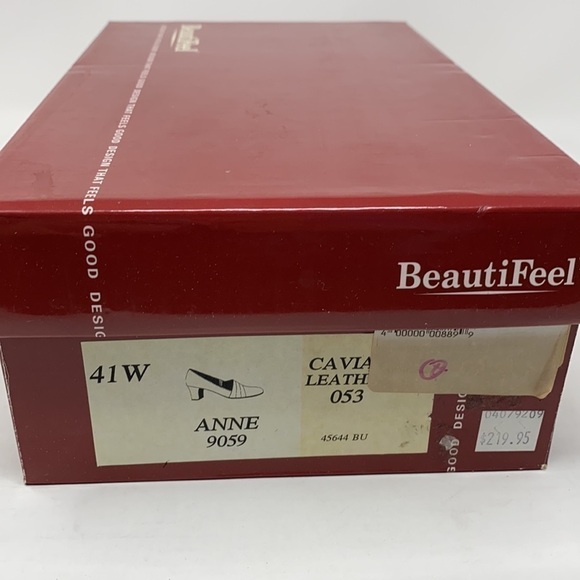 Beautifeel Anne Comfort pumps caviar leather WIDE - Picture 9 of 9